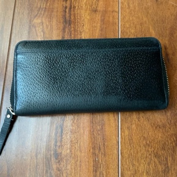 Kate Spade Grove Street Neda Black Leather Zip Around Wallet - Picture 2 of 12